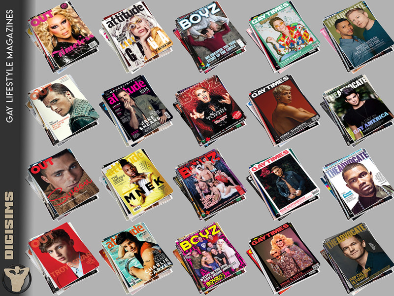 Gay Lifestyle Magazines by digisims – Decor