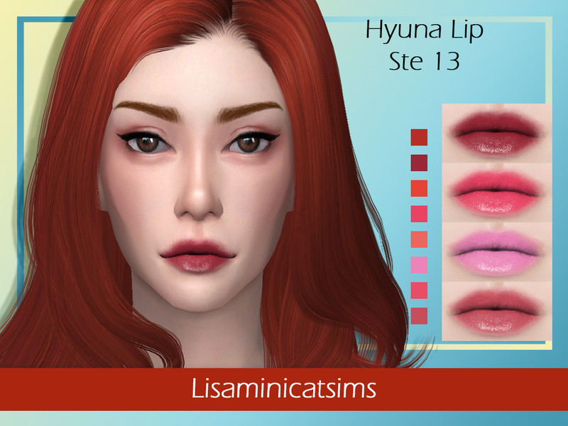 Lmcs Hyuna Lip Set by Lisaminicatsims – CAS