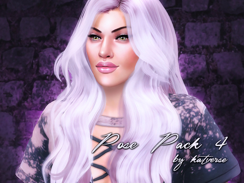 Pose Pack 4 by KatVerseCC – CAS