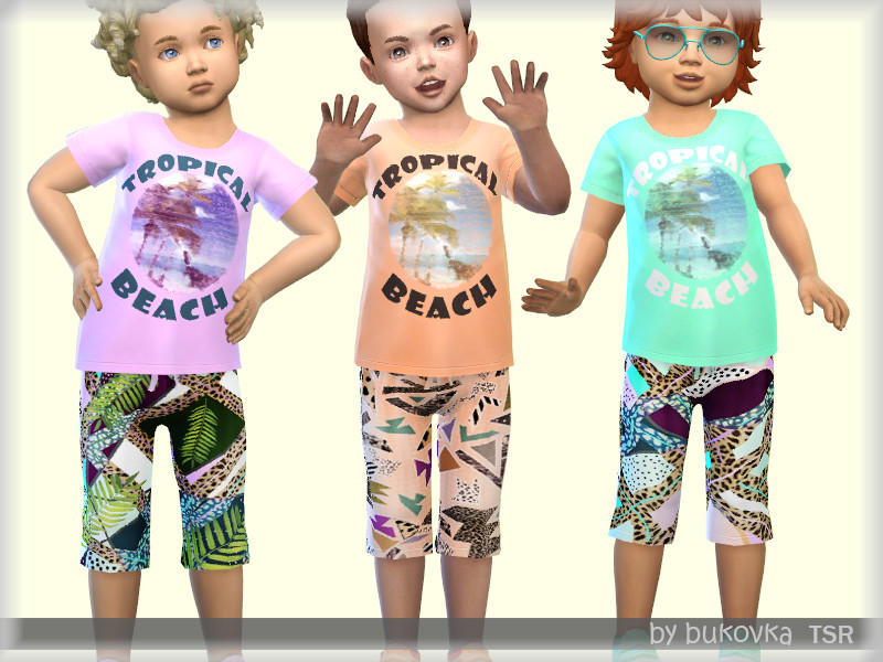 Set Tropical Beach Male by bukovka – CAS