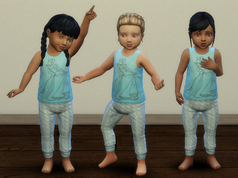 Toddler Cinderella Pj Set Toddlers Sp Needed by Shy_Royal – CAS