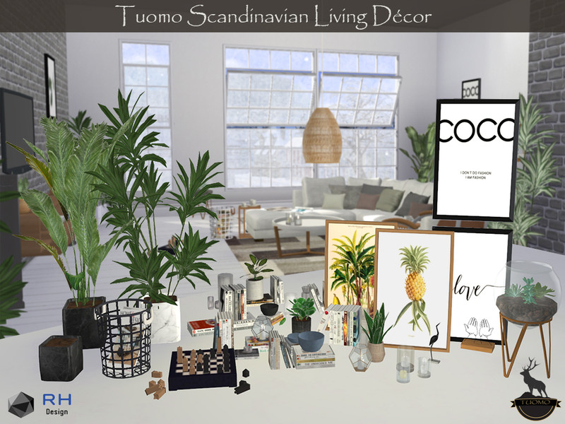 Tuomo Scandinavian Living Decor by RightHearted – Decor