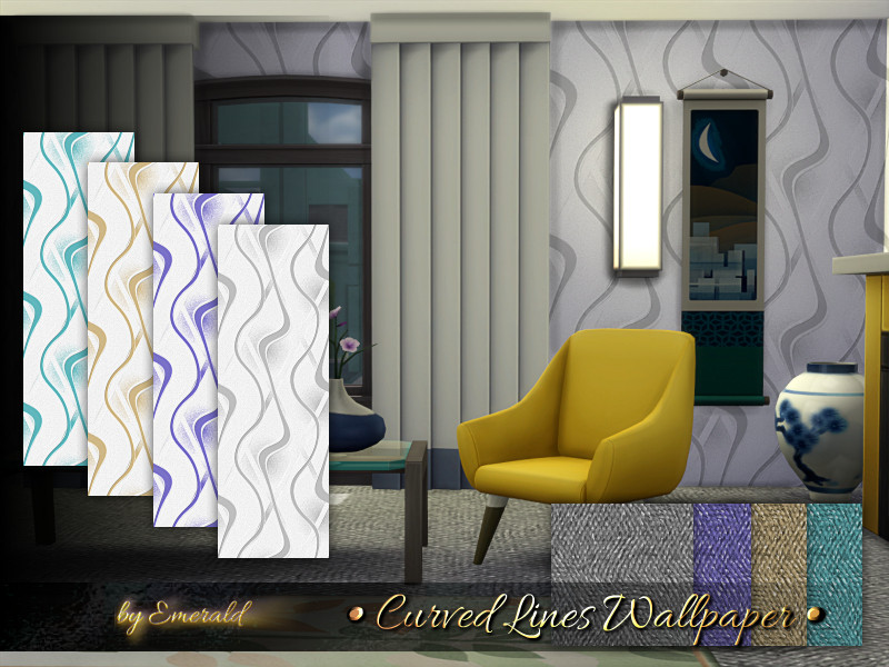 Curved Lines Wallpaper by emerald – Build