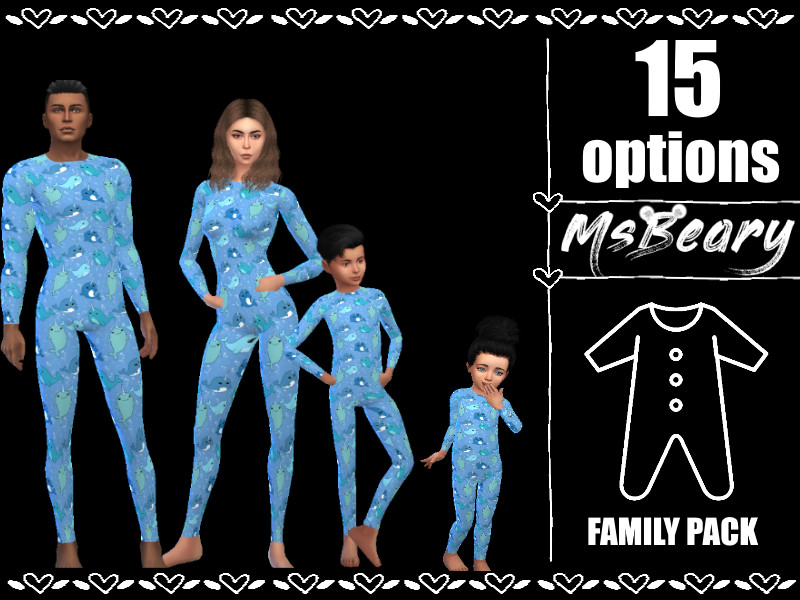 Family Onesie Pack by MsBeary – CAS