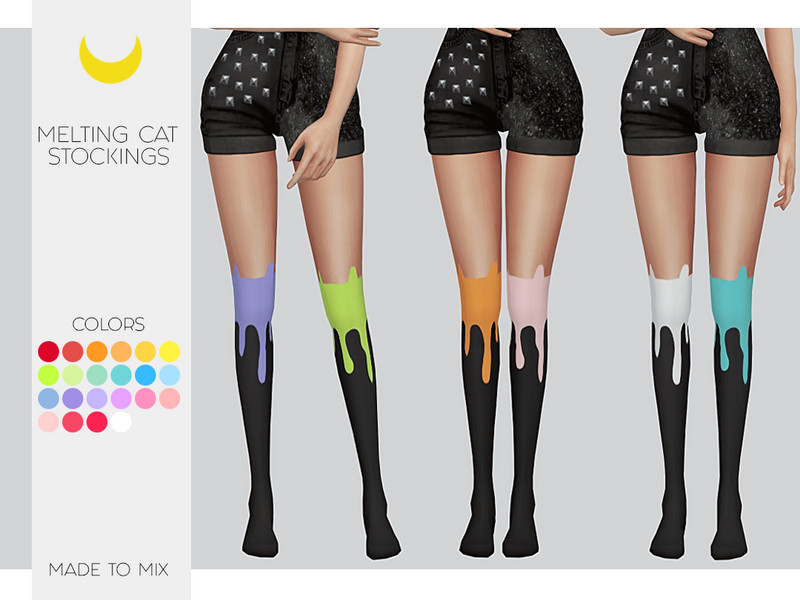 Stockings Melting Cat Both Made To Mix by Kalewa-a – CAS