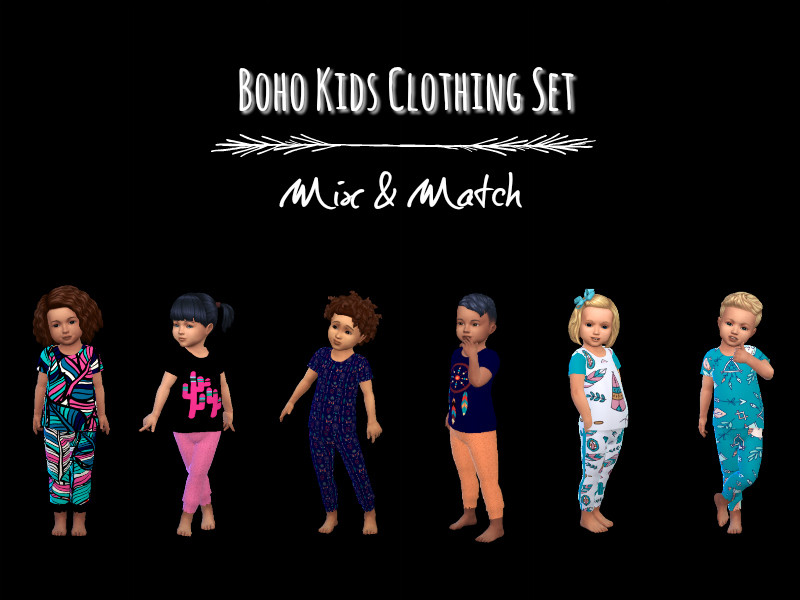 Toddlers Boho Clothing Set by missbabyblue – CAS
