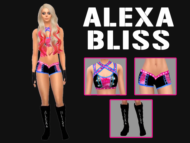 Wwe Alexa Bliss Wrestling Gear by Simpersonation – CAS