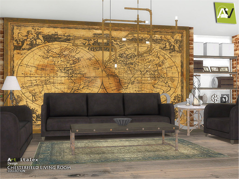 Chesterfield Living Room by ArtVitalex – Furniture