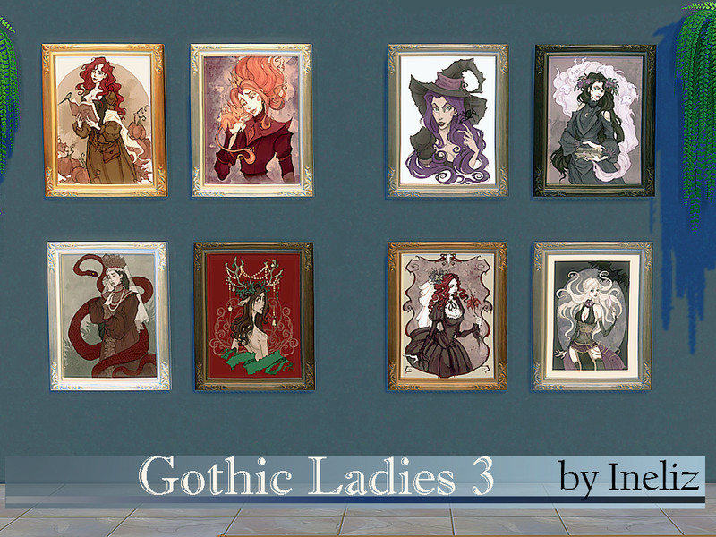 Gothic Ladies 3 by Ineliz – Furniture