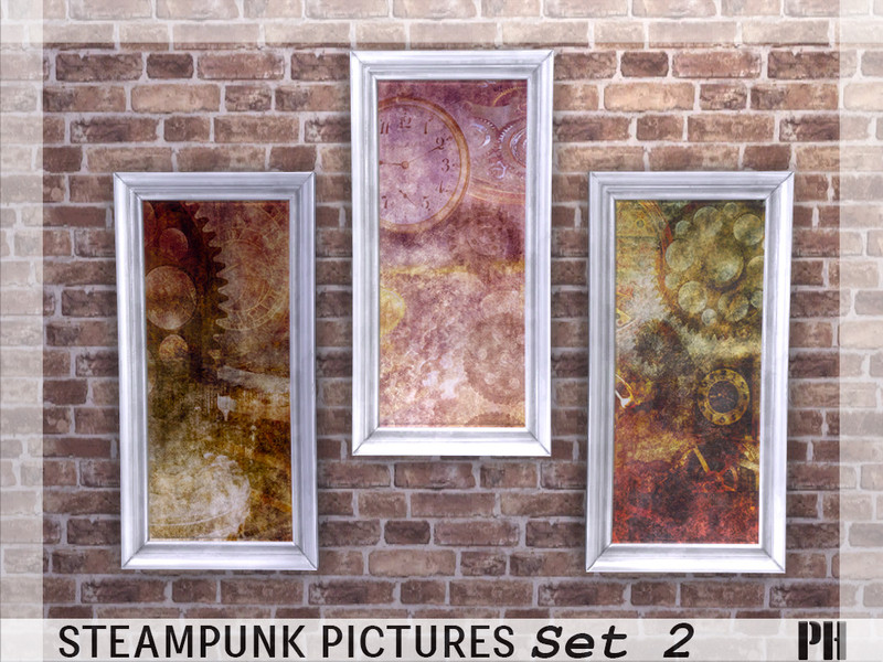 Steampunk Set 2 by Pinkfizzzzz – Decor