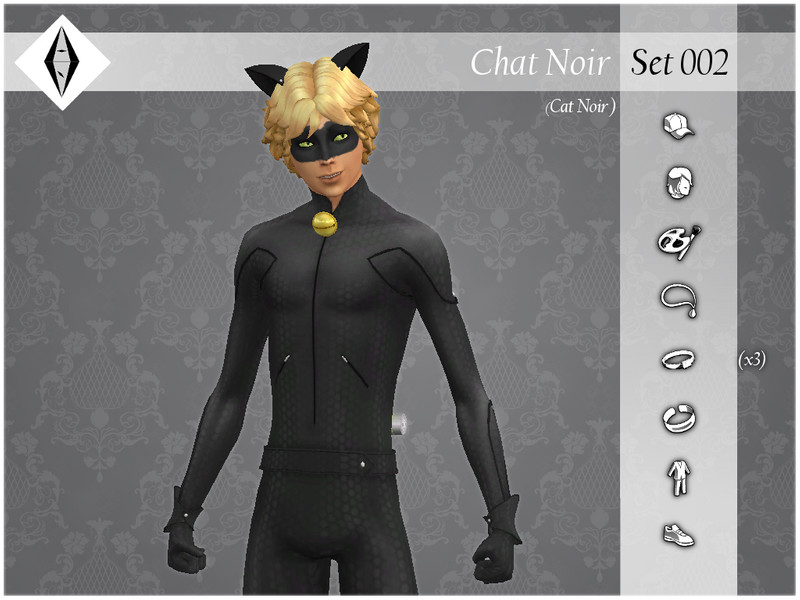 Chat Noir Set002 by AleNikSimmer – CAS