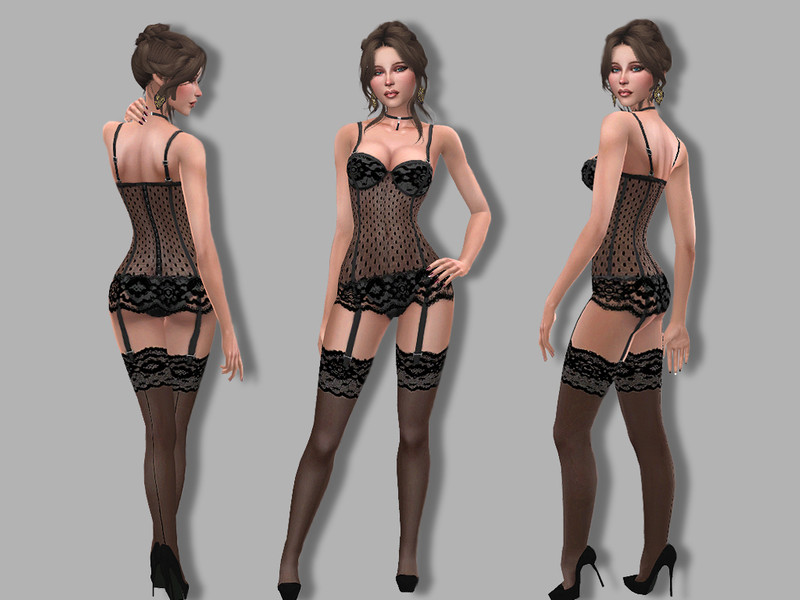 Corset And Silk Stockings by _Simalicious_ – CAS