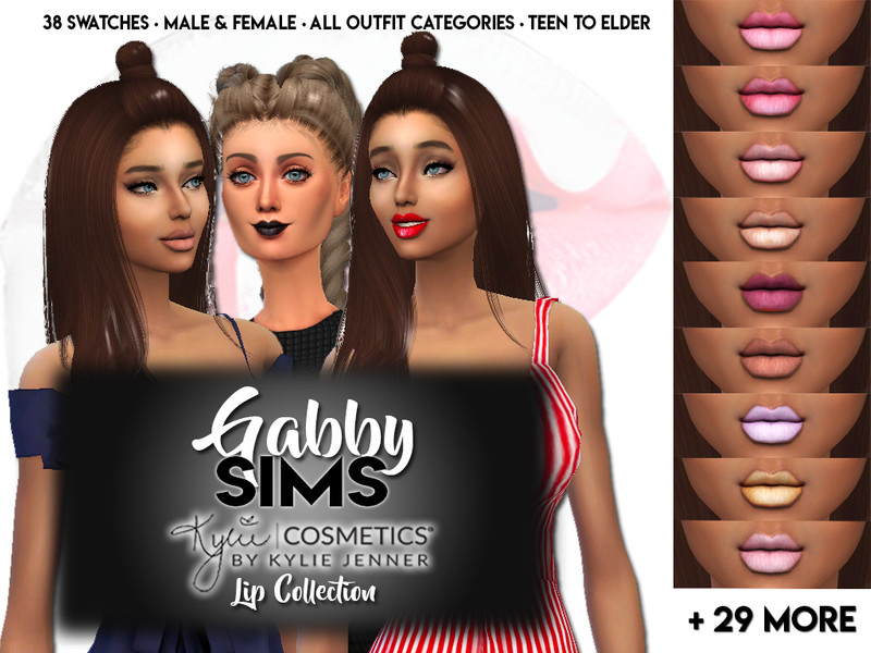 Gabby Sims Kylie Cosmetics Lipstick Collection 1 by gabbygirl1999 – CAS