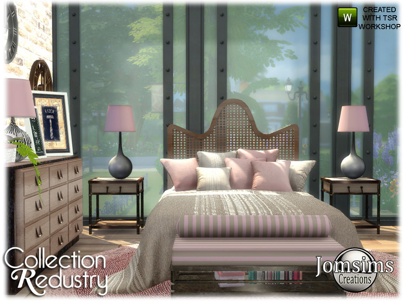 Redustry Bedroom by jomsims – Furniture