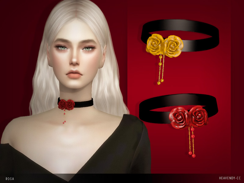 Rosa Choker Heavendy Cc by Enriques4 – CAS