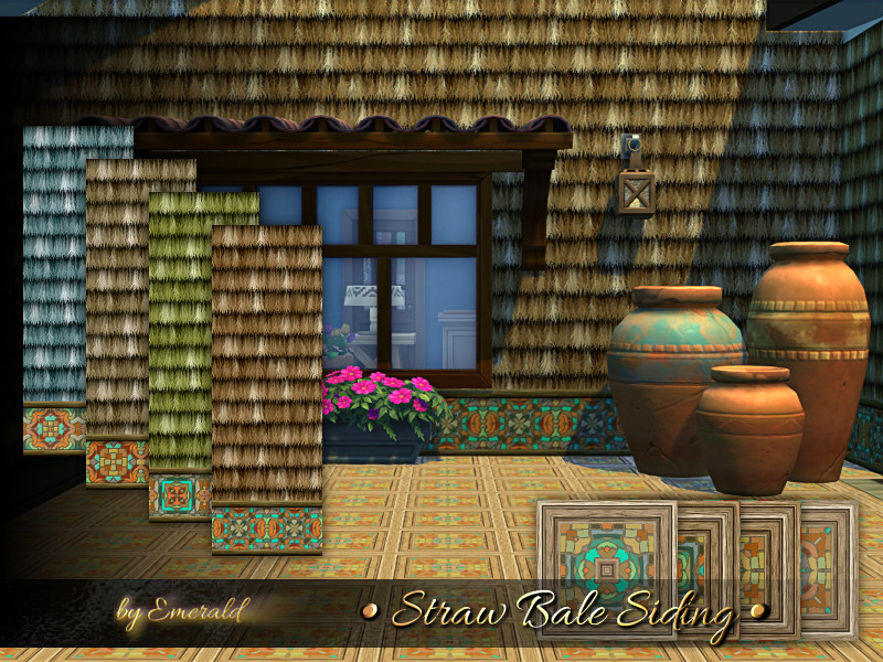 Straw Bale Siding by emerald – Build