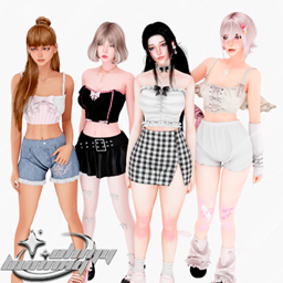Coquette Tank Tops Mini Collection by ohmybunnny – CAS