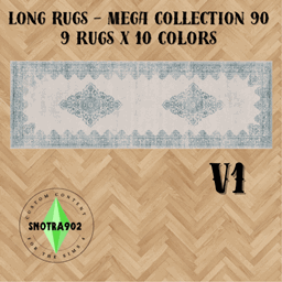 Long Rugs - Mega Collection 90 by Snotra902 – Decor