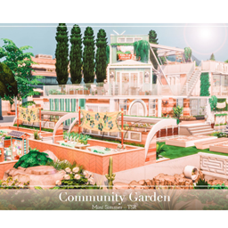 Community Garden - No Cc by Mini_Simmer – Decor