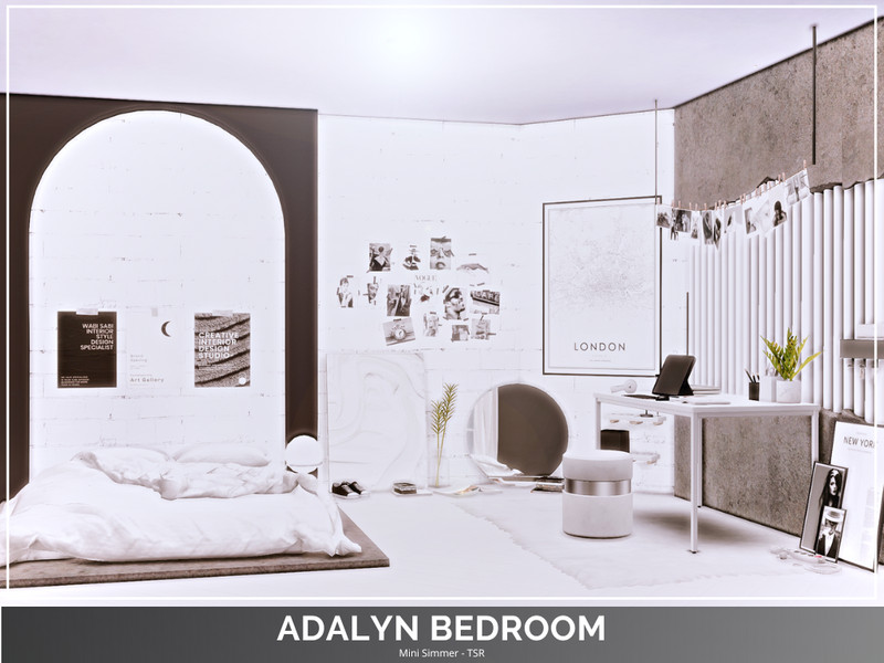 Adalyn Bedroom Tsr Only Cc by Mini Simmer – Furniture
