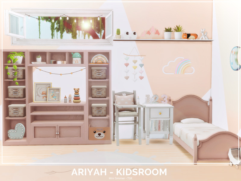 Ariyah Kidsroom Tsr Only Cc by Mini Simmer – Furniture