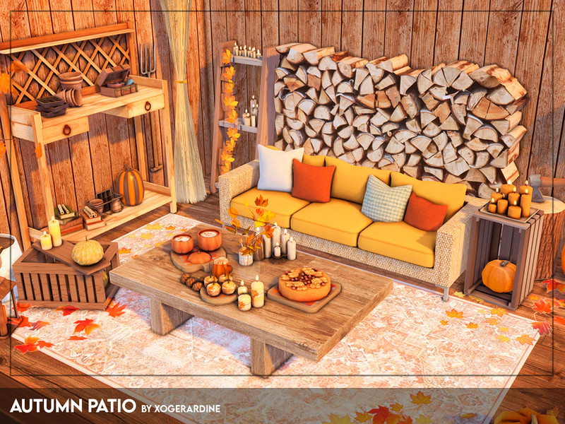 Autumn Patio Tsr Only Cc by xogerardine – Furniture