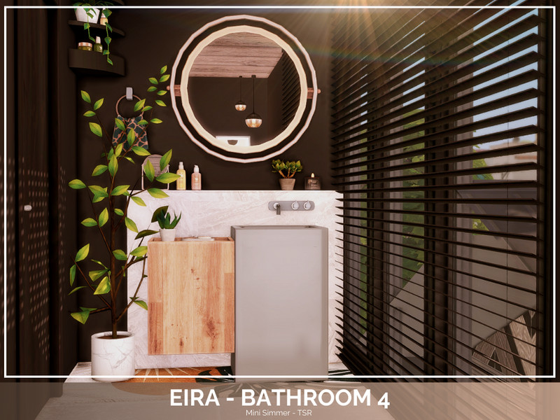 Eira Bathroom 4 Tsr Only Cc by Mini Simmer – Furniture