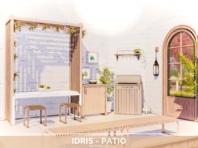 Idris Patio Tsr Only Cc by Mini Simmer – Furniture