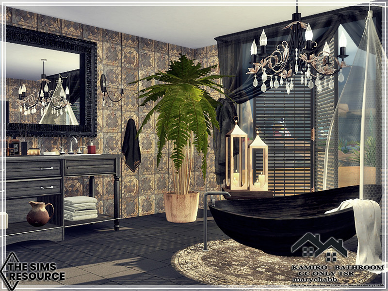 Kamiro Bathroom Cc Only Tsr by marychabb – Furniture