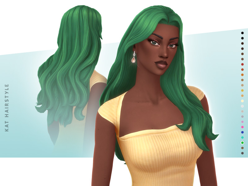 Kat Hairstyle Style 4 by simcelebrity00 – CAS