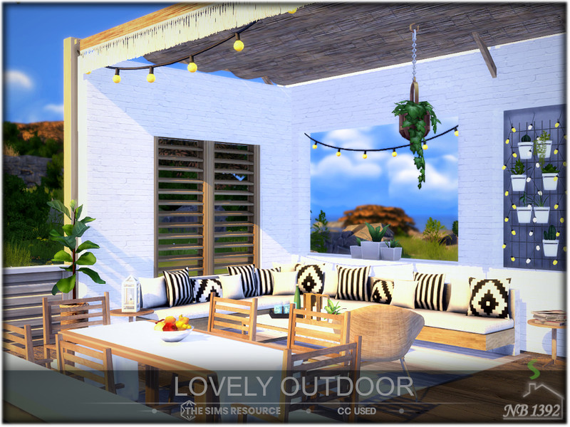 Lovely Outdoor Cc Only Tsr by nobody1392 – Furniture