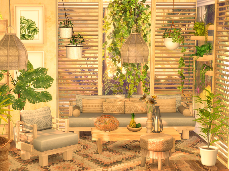 Plant Lover Living Room Cc Needed by Flubs79 – Decor