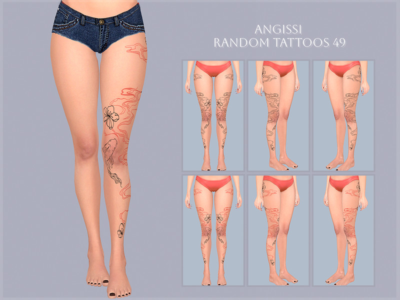 Random Tattoos 49 by ANGISSI – CAS