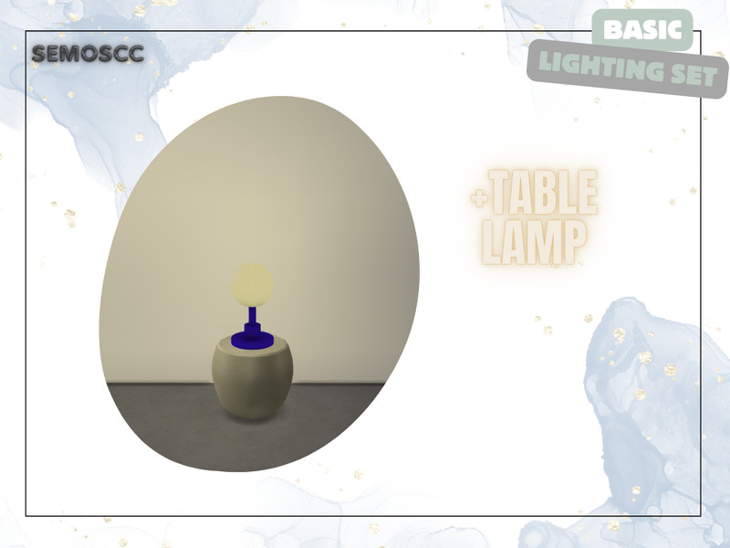 Scc Basic Table Lamp by semoscc – Decor