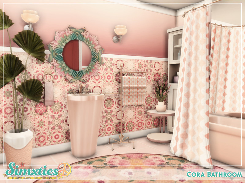 Simxties Cora Bathroom Tsr Cc Only by sharon337 – Furniture