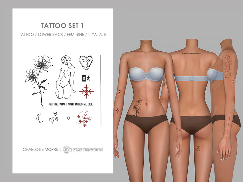 Tattoo Set 1 by Charlotte Morris – CAS