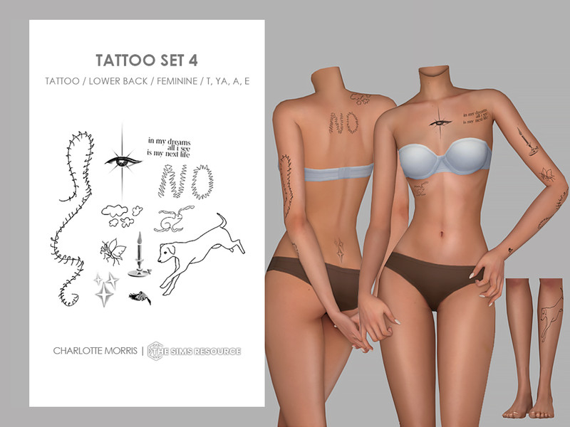 Tattoo Set 4 by Charlotte Morris – CAS