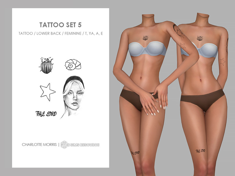Tattoo Set 5 by Charlotte Morris – CAS
