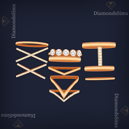 Diamond Rings by diamondssims – CAS