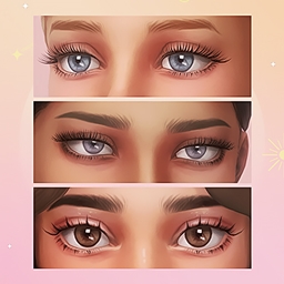 Eyelashes Part And by miikocc – CAS