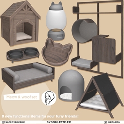 Meow and Woof Set by Syboulette – Furniture