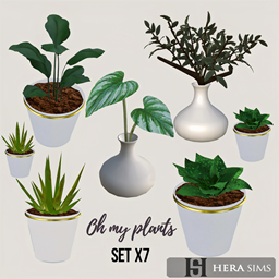 Oh My Plants Set by herasims4 – Decor